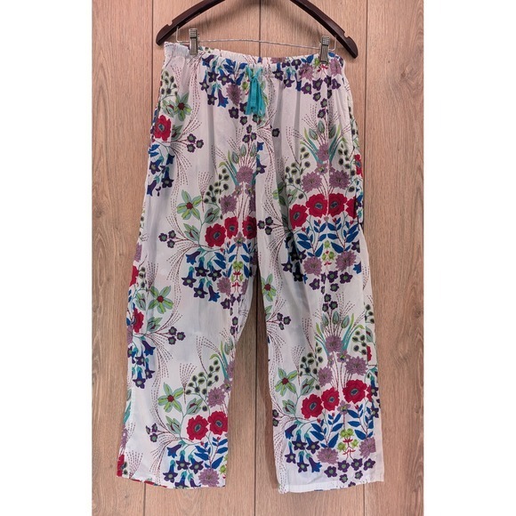 The Cat'S Pajamas Other - The Cat's Pajamas Floral Cotton Lounge Pajama Pants | Size L